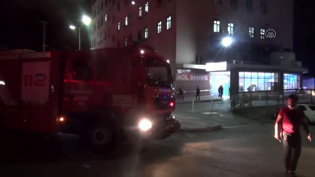 Kahramanmaraş’ta hastane deposunda yangın