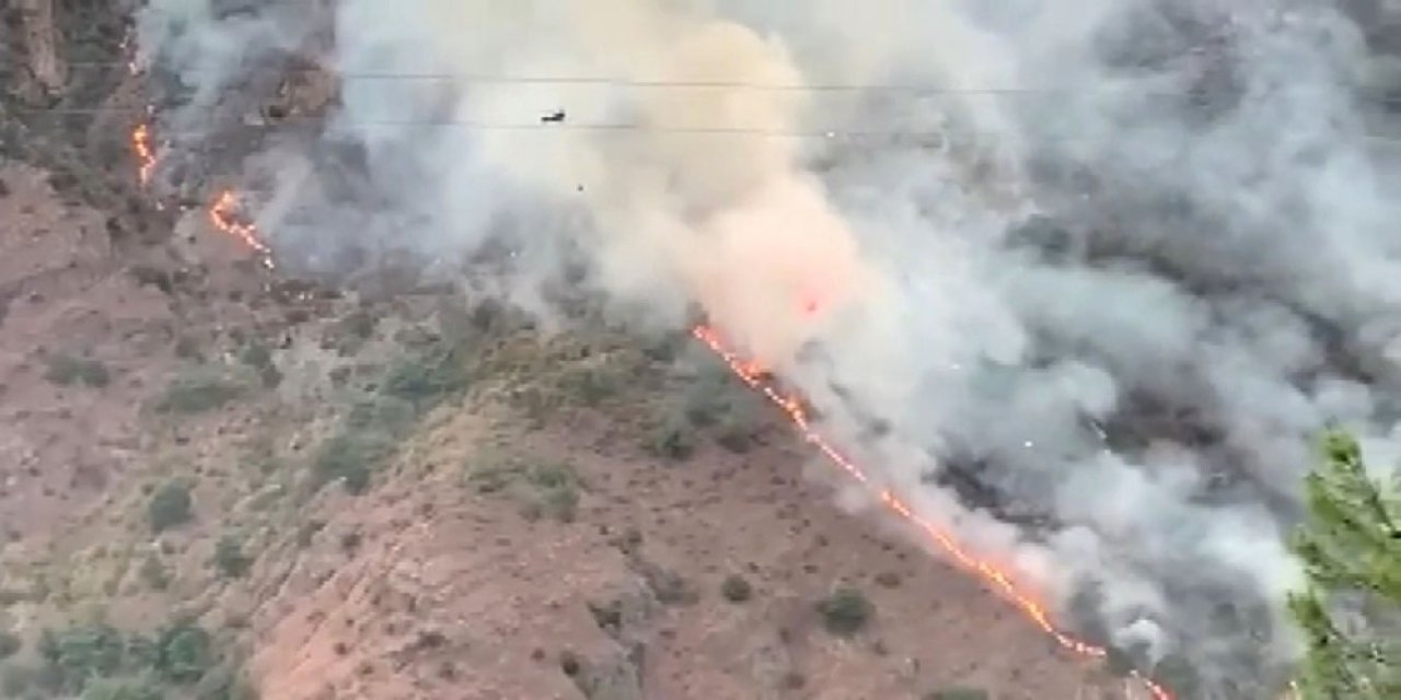 Kahramanmaraş’taki orman yangını söndürüldü.