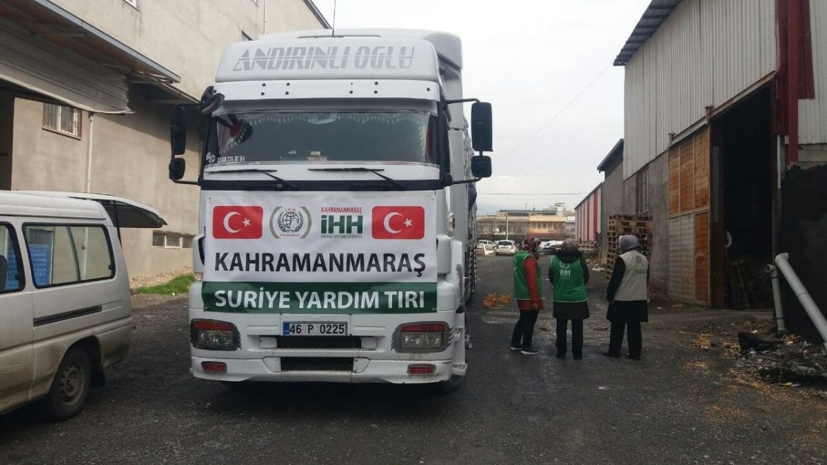Kahramanmaraş İHH’dan İdlib’e insanı yardım sevkiyatı