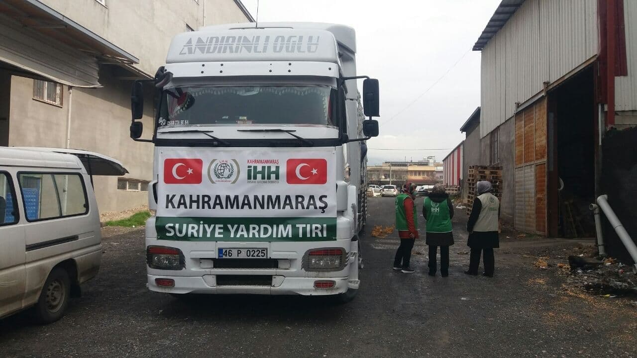 Kahramanmaraş İHH’dan İdlib’e insanı yardım sevkiyatı