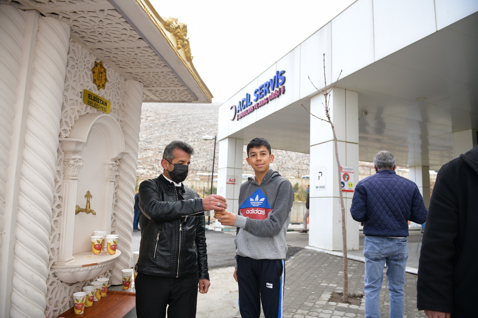 Elbistan’da ikram çeşmesi kuruldu