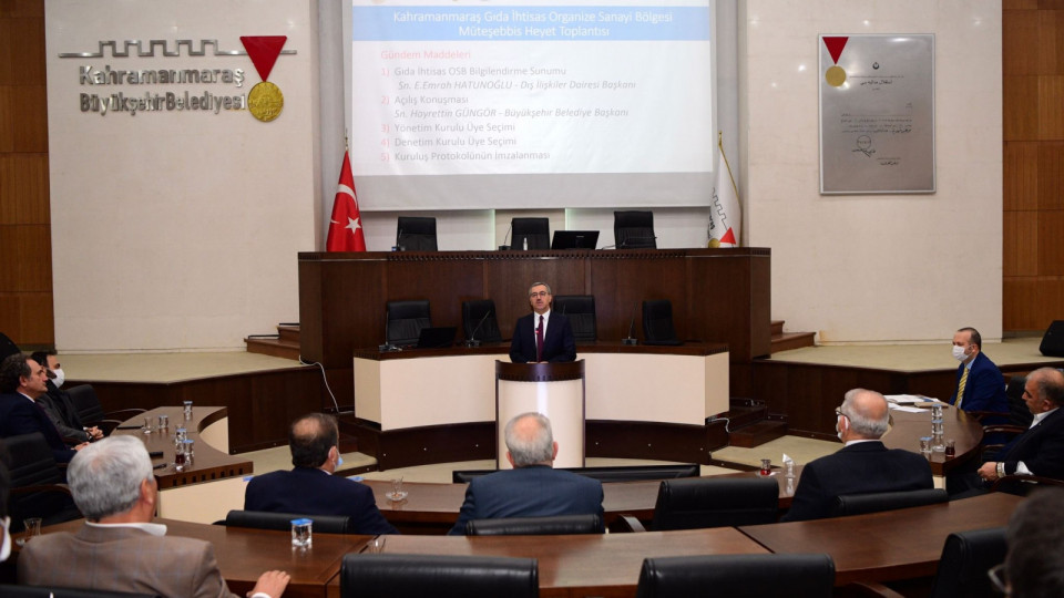 Gıda İhtisas OSB Kahramanmaraş’a Hayırlı Olsun