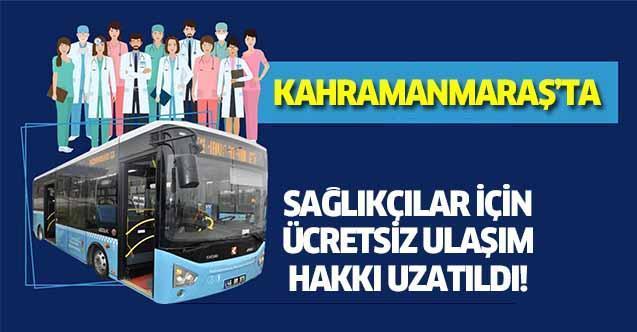 Kahramanmaraş’ta sağlıkçılara müjde!