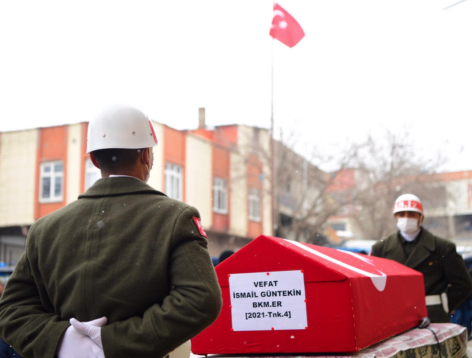 Ankara’da vefat asker için Kahramanmaraş’ta tören!