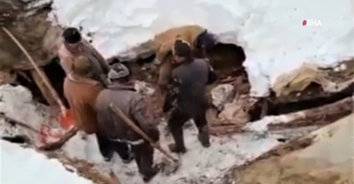 Kahramanmaraş’ta çığ düşen bağ evinde maddi hasar meydana geldi!