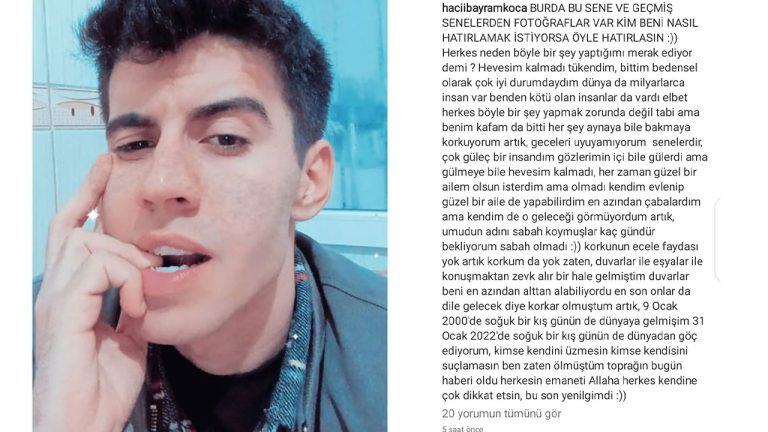 Kahramanmaraş’ta sosyal medyadan duyurup intihar etti!