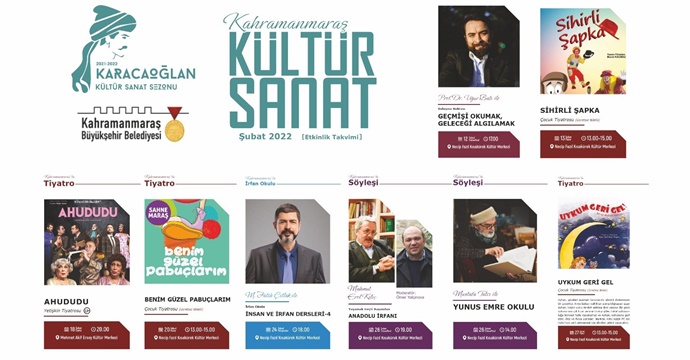 Şubat Kültür Sanat Etkinlikleri tarihleri belli oldu