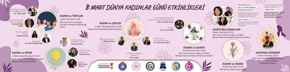 KSÜ ‘8 mart Kadınlar günü’ etkinlikleri