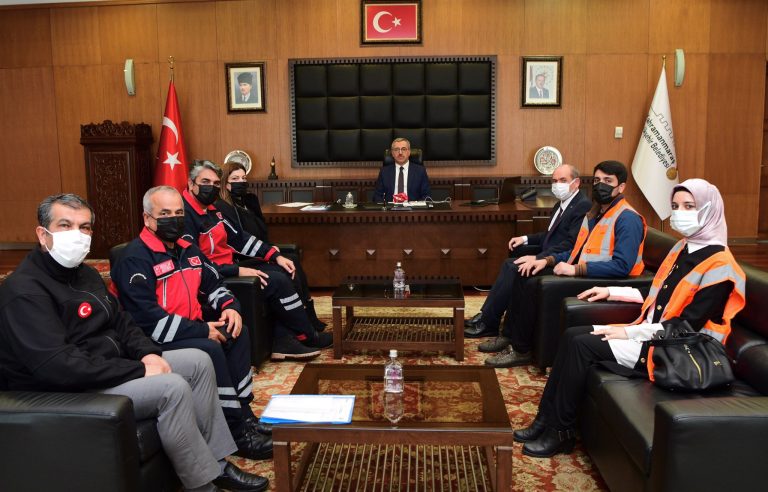 Başkan Güngör AFAD yetkililerini ağırladı