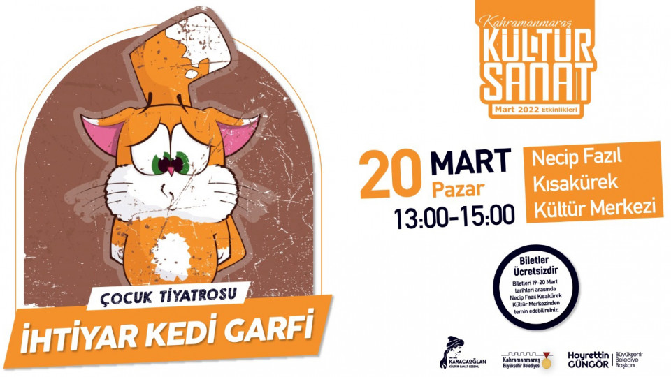 ‘İhtiyar Kedi Garfi’ Kahramanmaraş’ı Eğlendirdi!