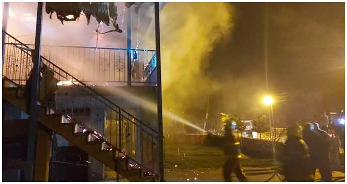 Kahramanmaraş’ta yangın paniği