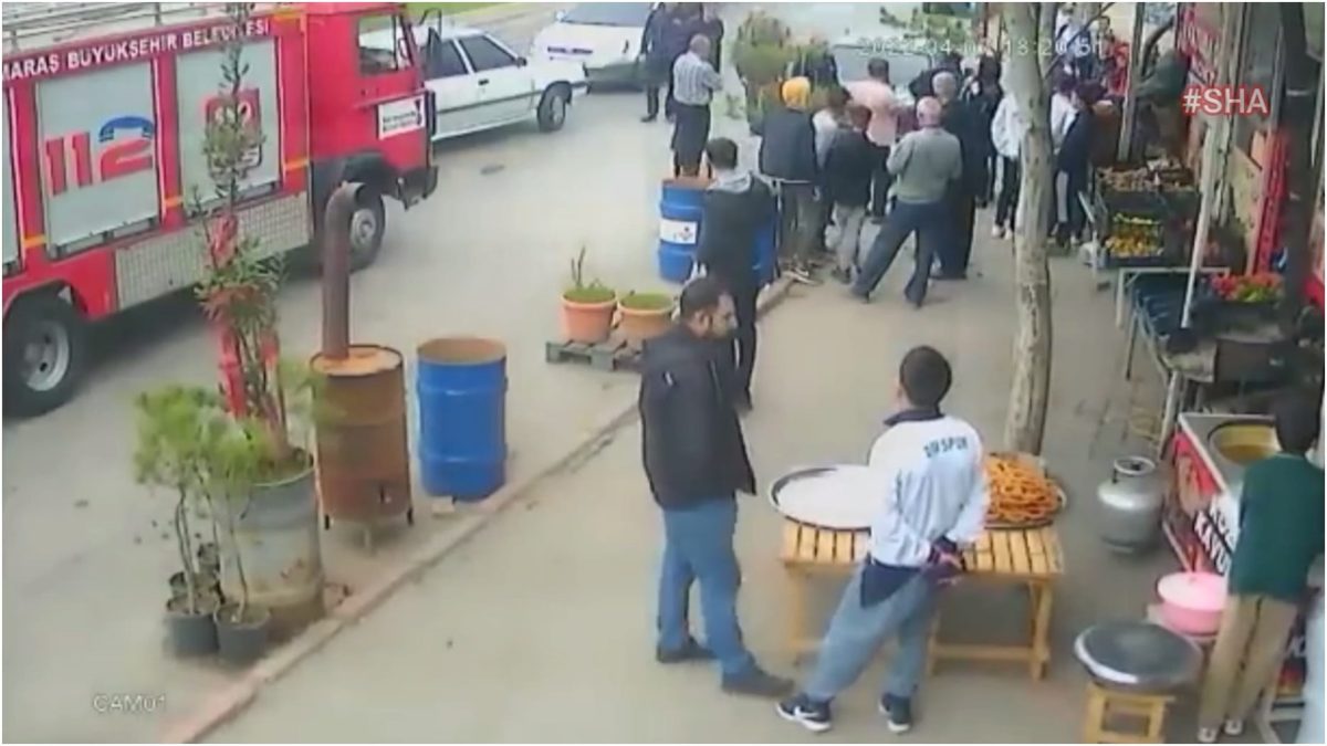 Kahramanmaraş’ta maddi hasarlı trafik kazası!