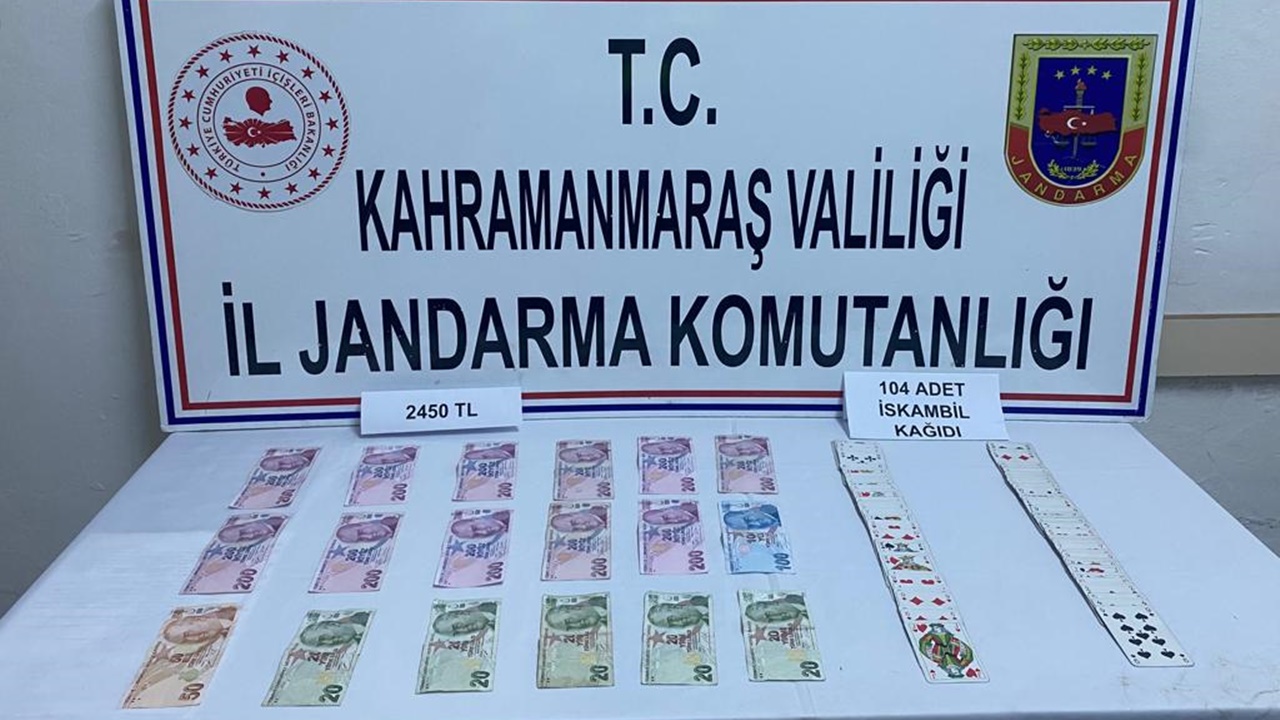 Kahramanmaraş’ta kumar operasyonunda 6 kişi suçüstü yakalandı!
