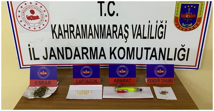 Kahramanmaraş’ta uyuşturucu operasyonu!