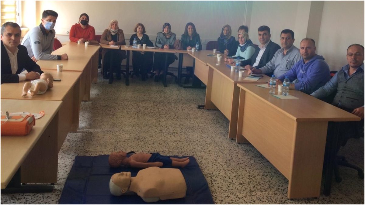 Kahramanmaraş İl Sağlık Müdürlüğü tarafından KSÜ personeline ilkyardım eğitimi verildi
