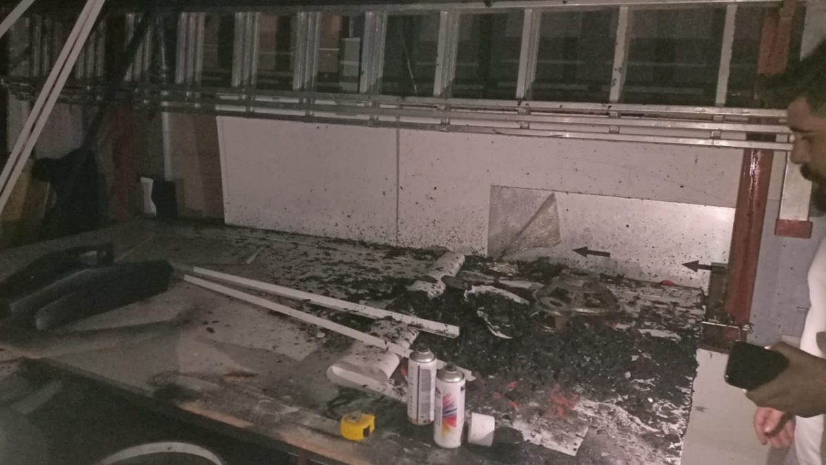 Kahramanmaraş’ta bir  iş yerinde çıkan yangın söndürüldü!