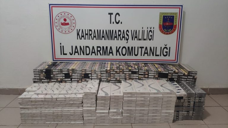 Kahramanmaraş’ta kaçak sigara operasyonu!