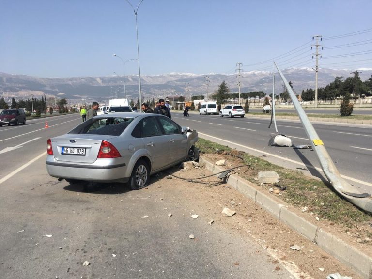 Kahramanmaraş’ta trafik kazası