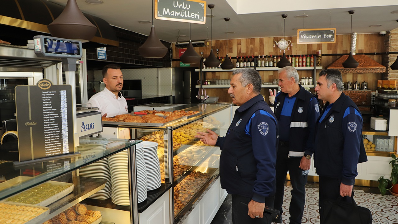 Dulkadiroğlu zabıta ekiplerinden bayram öncesi denetim