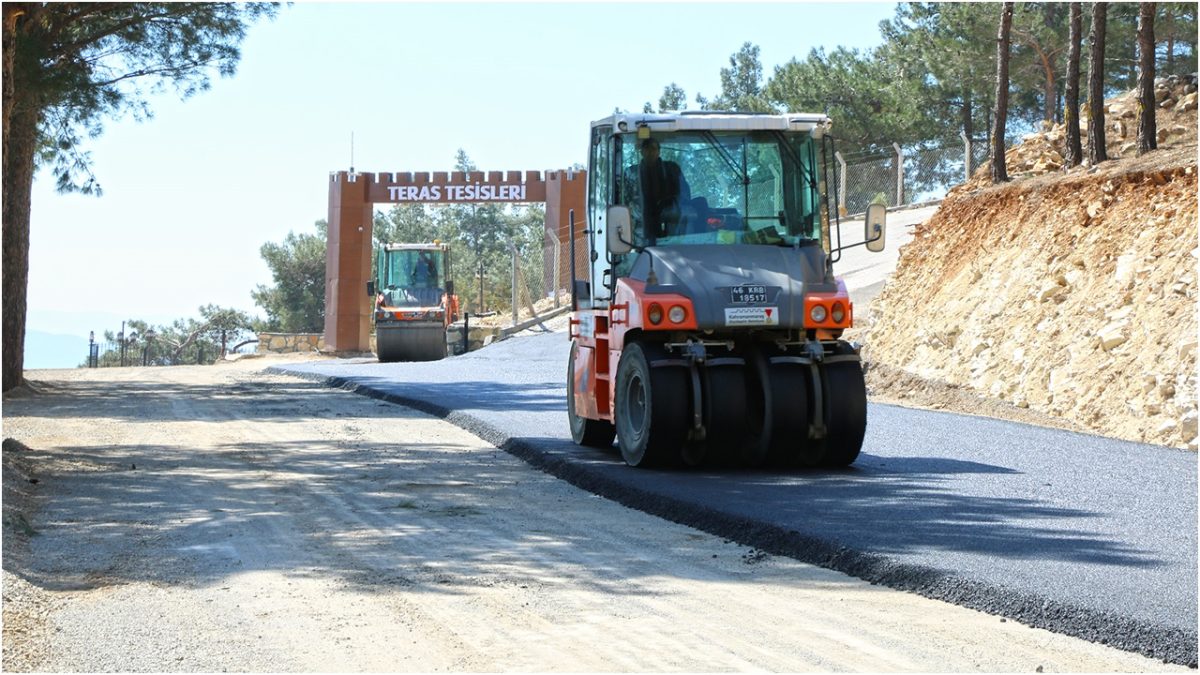 Kahramanmaraş’ta Seyir Terası’nın yol sorunu çözüldü