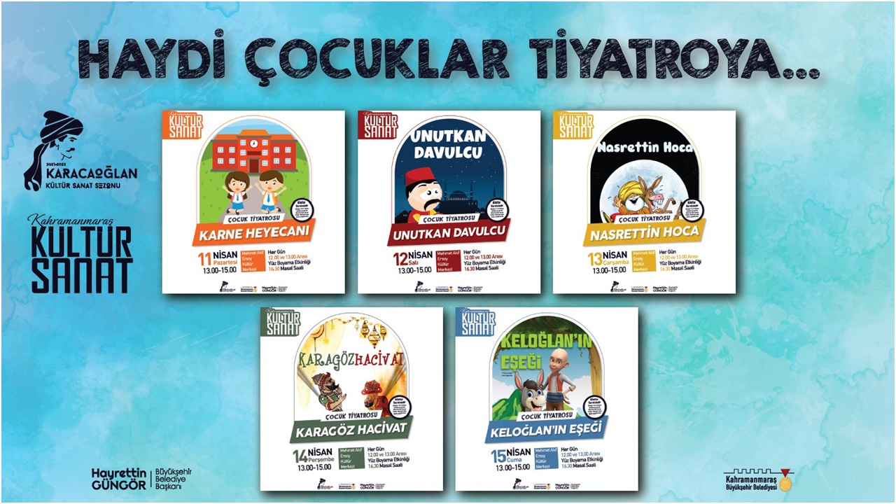 Kahramanmaraş’ta minik öğrenciler eğlenceye doyacak!