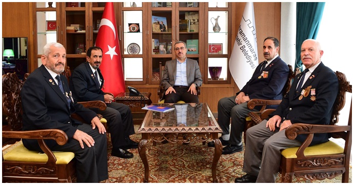 Başkan Güngör Muharip Gaziler Derneği bir araya geldi