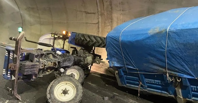 Kahramanmaraş’ta tünelde trafik kazası!