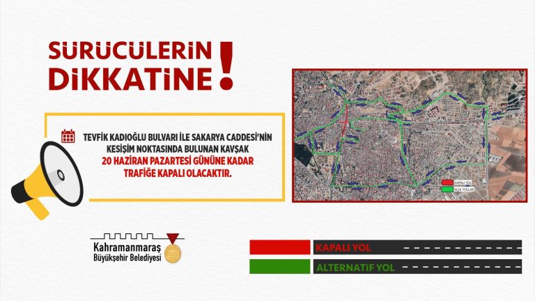 Sürücülerin Dikkatine!