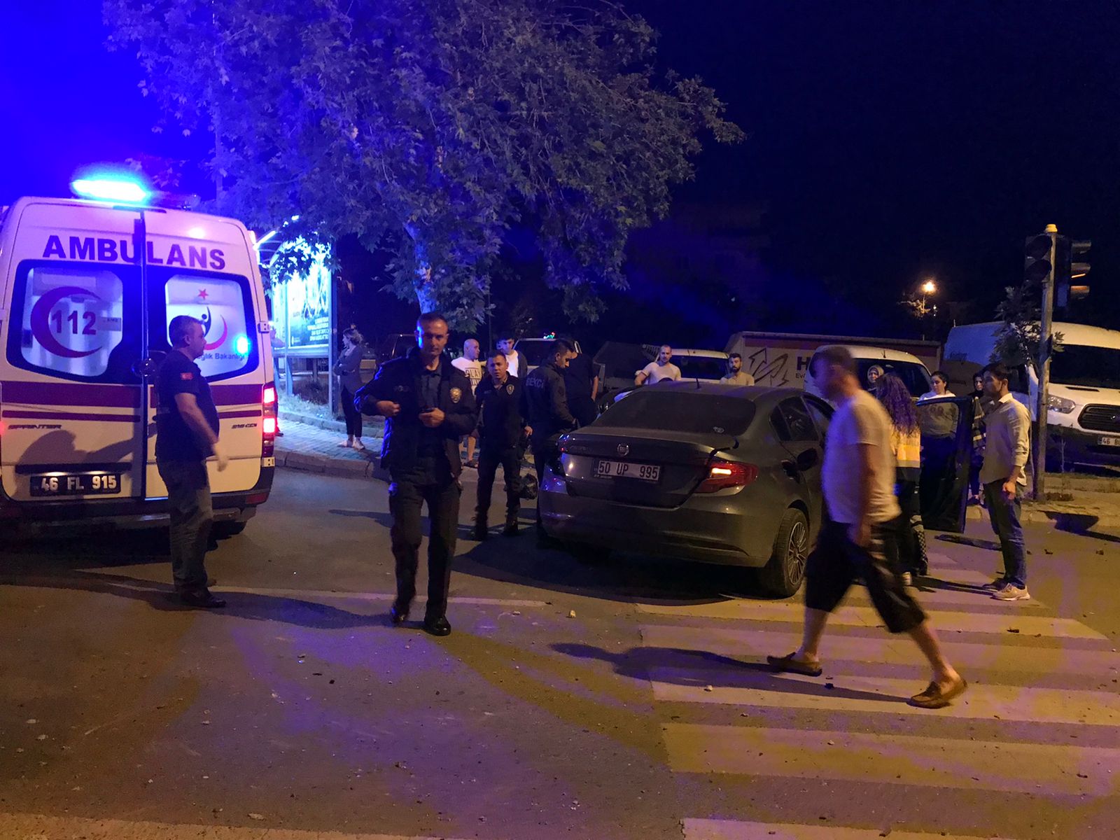 Kahramanmaraş’ta 2 otomobil çarpışması sonucu 2 kişi yaralandı!