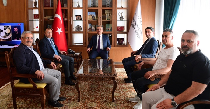 Başkan Güngör Judo Federasyonu Başkanı Huysuz’u Ağırladı