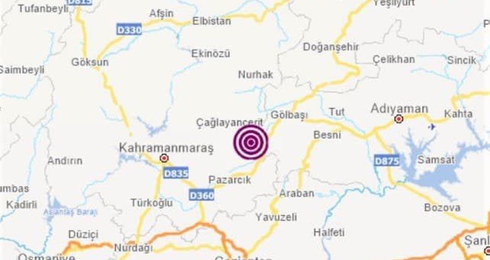 Kahramanmaraş’ta korkutan deprem!