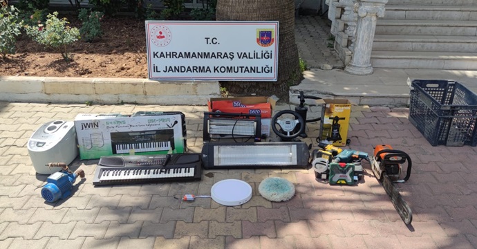 Kahramanmaraş’ta bağ evi hırsızları yakalandı!