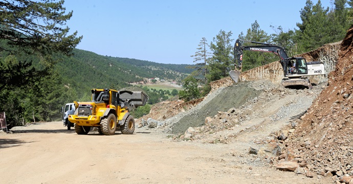Kaledibi – Yoğunoluk Bağlantı Yolu’nun Standardı Artırılıyor