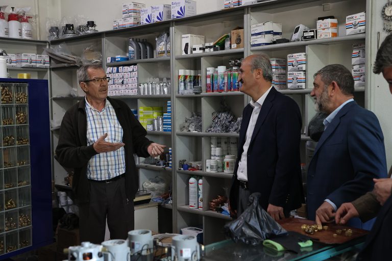 BAŞKAN OKAY’DAN ESNAF ZİYARETİ