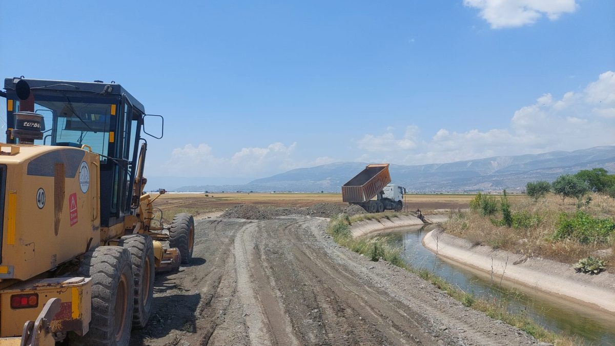 DULKADİROĞLU’NDAN ÇOKYAŞAR MAHALLESİNDE YOL<br>ÇALIŞMASI