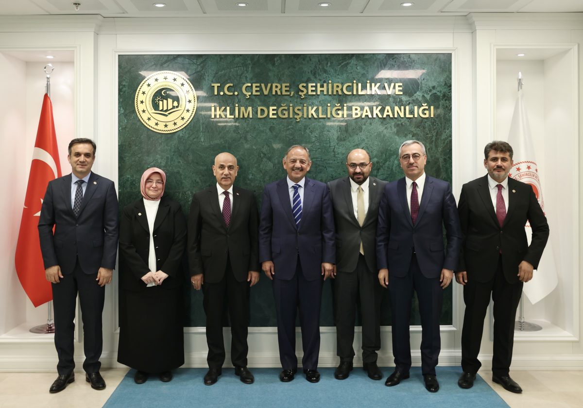 Kahramanmaraş Heyetinden Bakan<br>Özhaseki’ye Ziyaret