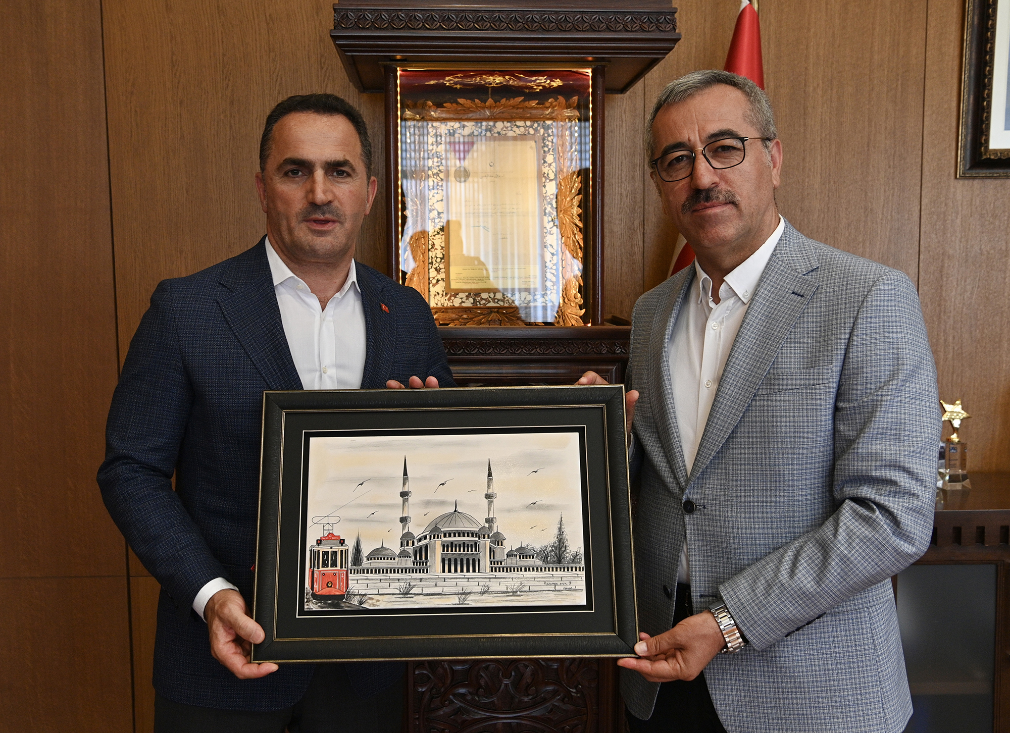Başkan Güngör, Beyoğlu Belediye Başkanı<br>Yıldız’ı Ağırladı