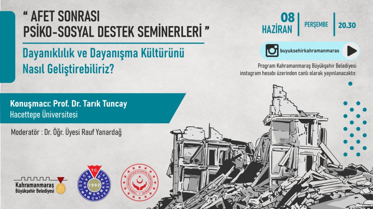 Prof. Tuncay, Dayanışma Kültürünün<br>Geliştirilmesini Anlatacak