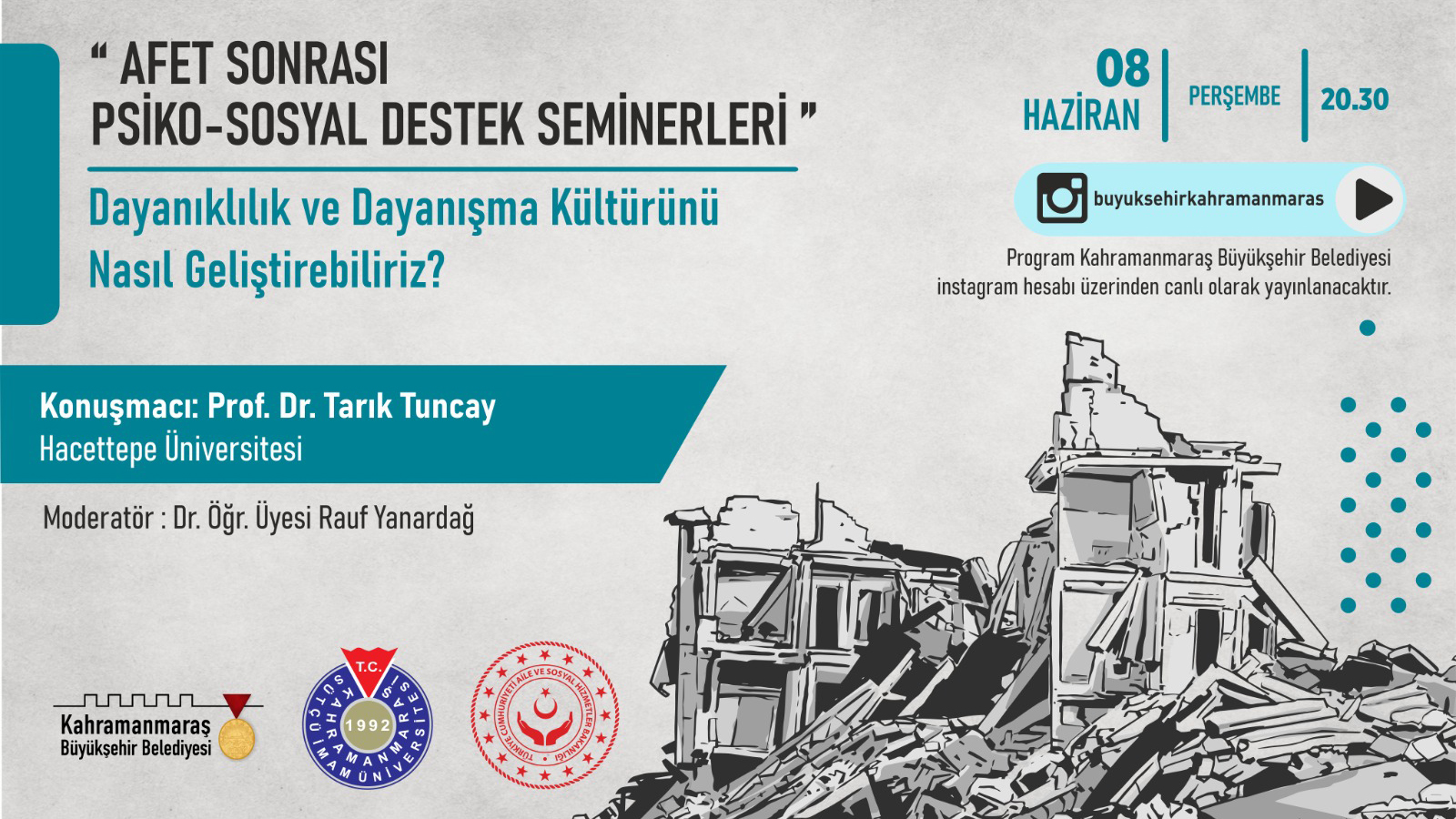 Prof. Tuncay, Dayanışma Kültürünün<br>Geliştirilmesini Anlatacak