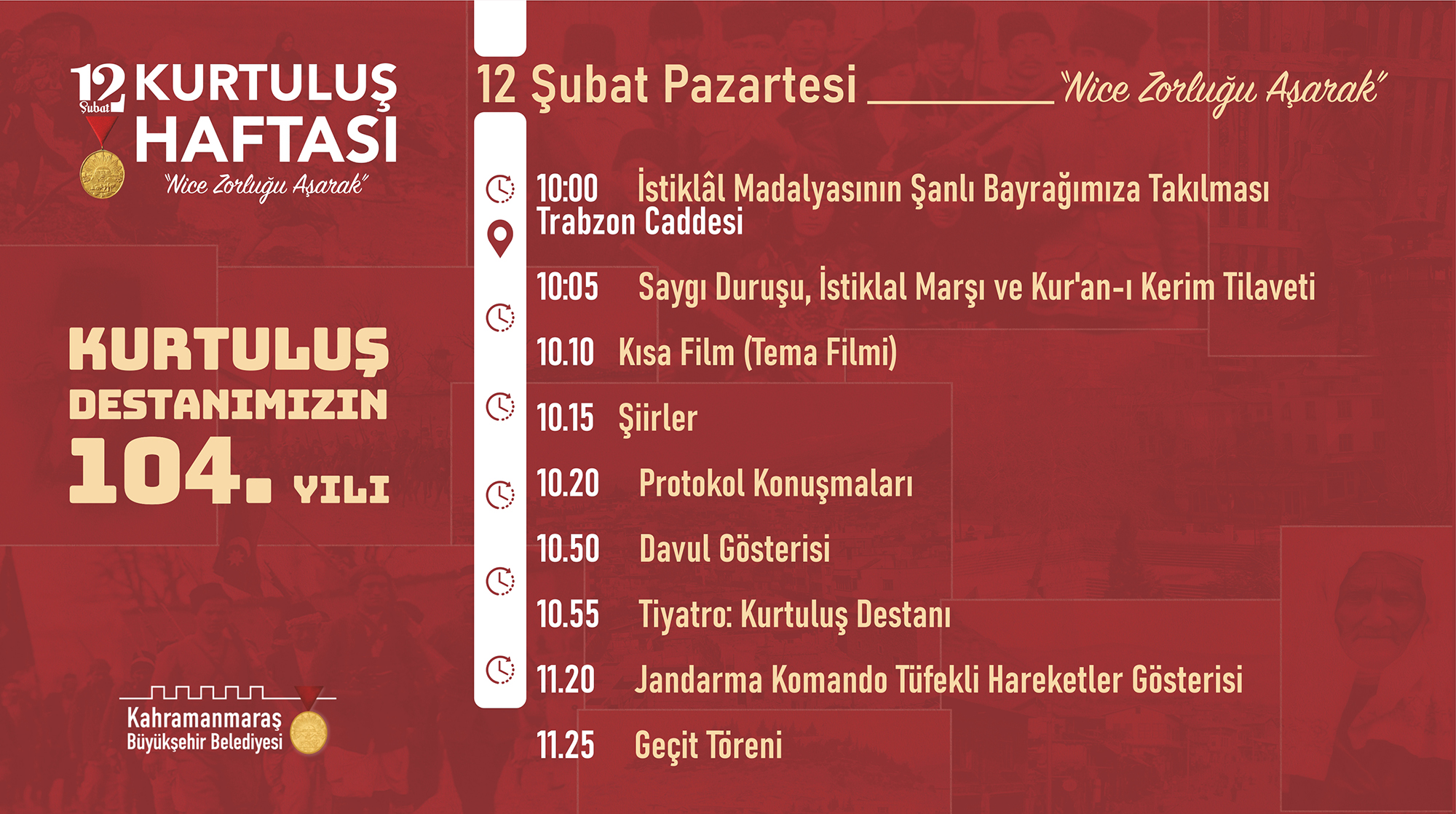 Kurtuluş’un 104. Yılında Çeşitli Etkinlikler Düzenlenecek