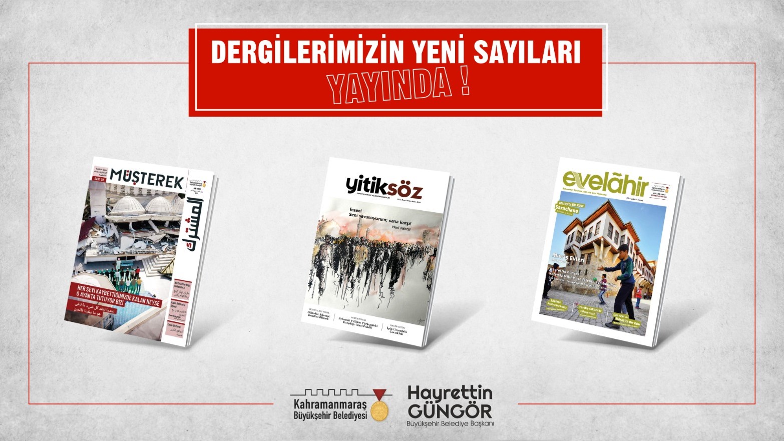 Yitiksöz, Evelahir ve Müşterek’in Yeni Sayıları Edebiyatseverlerle Buluştu