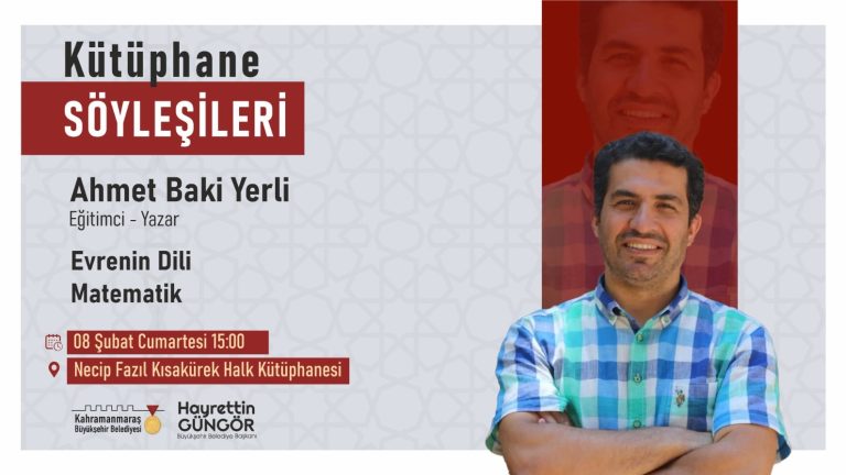 Kütüphane Söyleşileri’nde Bu Hafta “Evrenin Dili Matematik” Konuşulacak