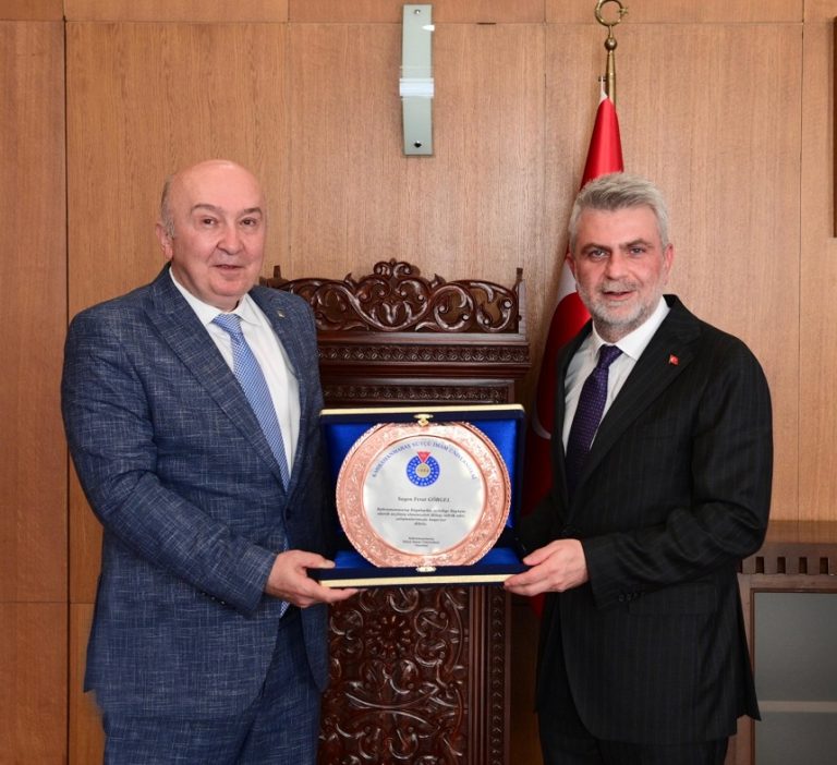 Rektör Yasım’dan Fırat Görgel’e Hayırlı Olsun Ziyareti