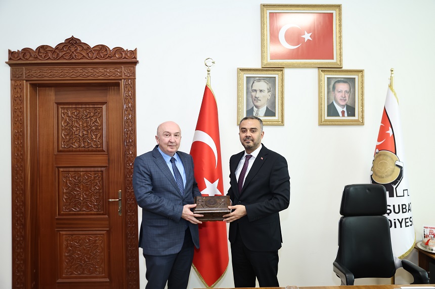 KSÜ Rektörü, Başkan Toptaş’a Hayırlı Olsun Ziyareti