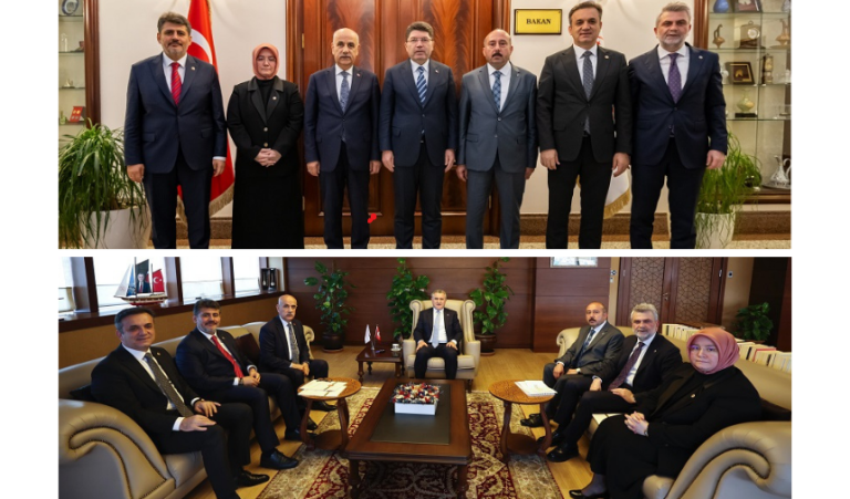 Kahramanmaraş Heyeti Başkentte Bakan Bak ve Tunç ile Bir Araya Geldi