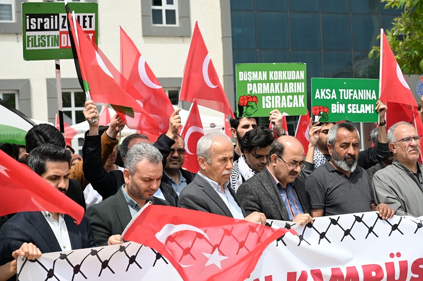 KSÜ’lü Öğrencilerin Filistin Halkına Olan Desteği Devam Ediyor