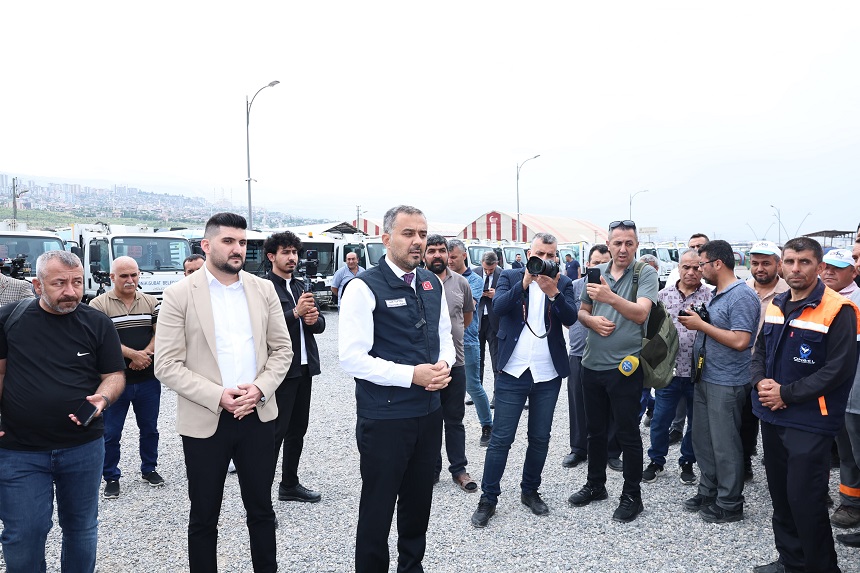 Başkan Toptaş, 1 Mayıs da Çevre Koruma emekçileriyle buluştu