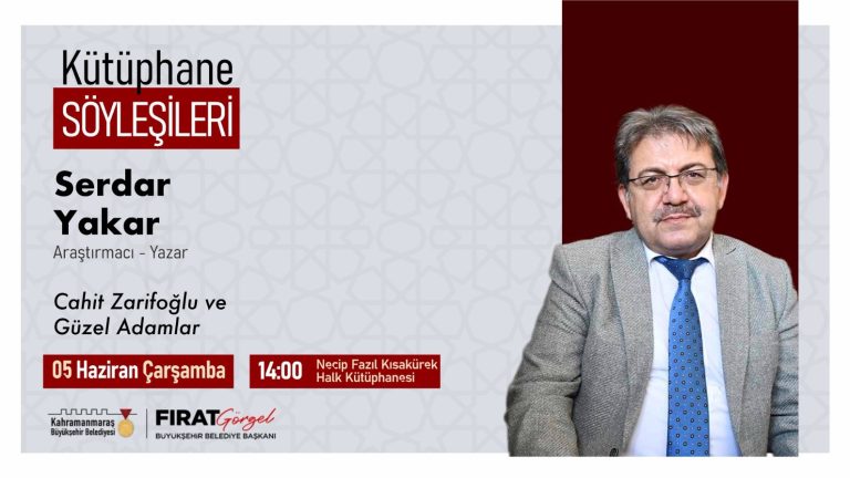 Kütüphane Söyleşileri’nde Yedi Güzel Adam Konuşulacak