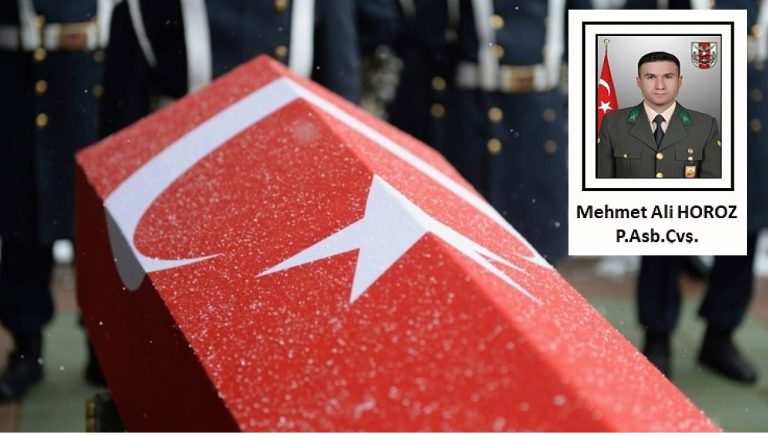 Kahramanmaraşlı Mehmet Ali Horoz Şehit Düştü! 