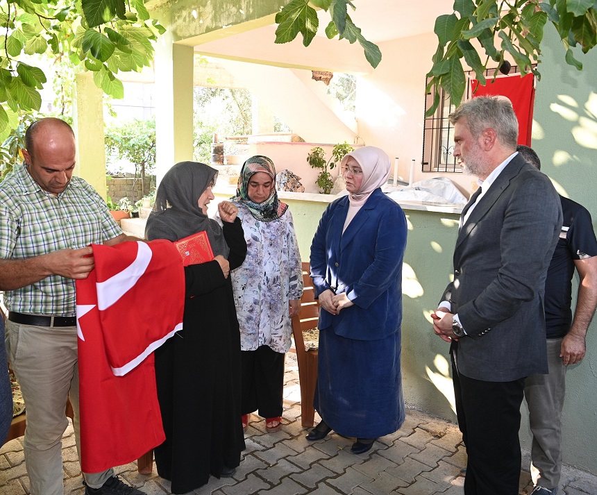 Başkan Görgel, 15 Temmuz Şehidi Ergüven’in Ailesini Ziyaret Etti